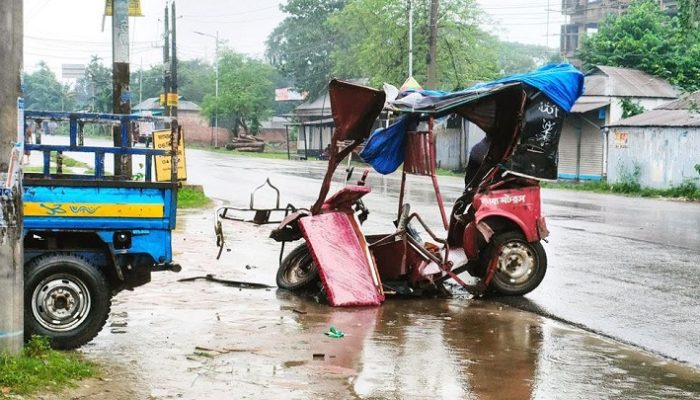 জামালপুরে ট্রাকের ধাক্কায় ইজিবাইকের চালকসহ নিহত ৩